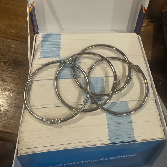 Barron's GED 2nd Edition Test Flash Cards With Card Rings - Picture 6 of 6